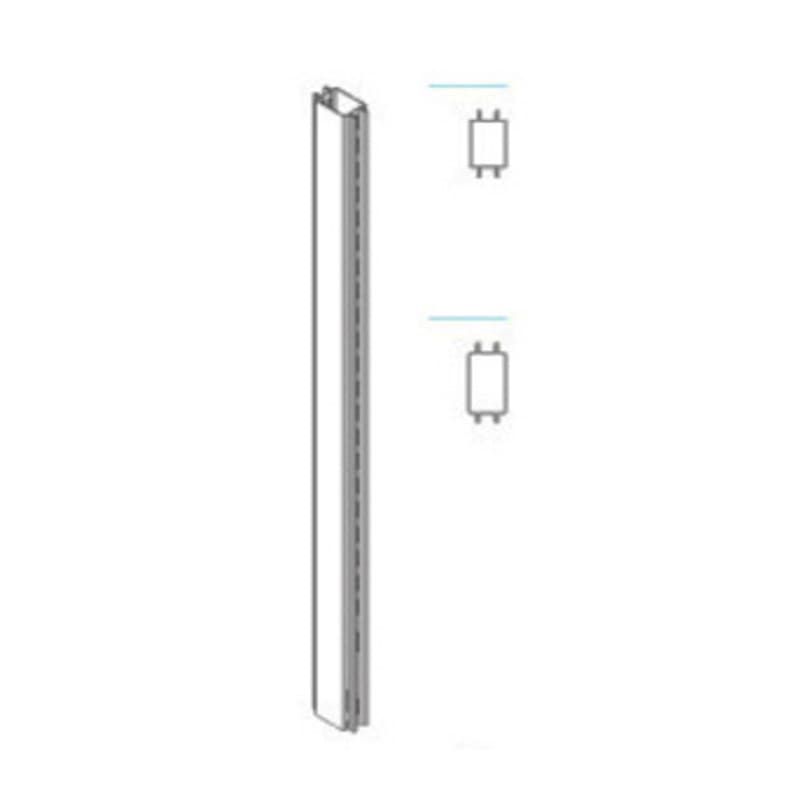 Zaf Piantana Bifacc Gondola Panna 7,2XH140CM - 2