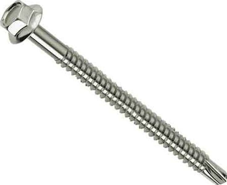 Vite Autoperforante Te Flangiata Tecfi 6,3 x 20 mm 200 Pezzi - 2