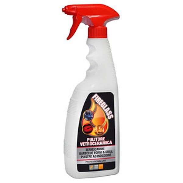 Pulitore per Vetri Stufe Fireglass 750 ml 12 Pezzi - 2