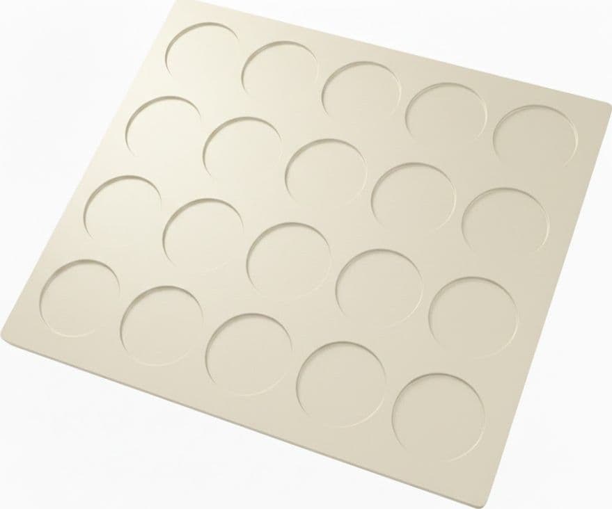 Tappo Copriforo Adesivo Ø 13 mm Avorio 500 Pezzi - 2