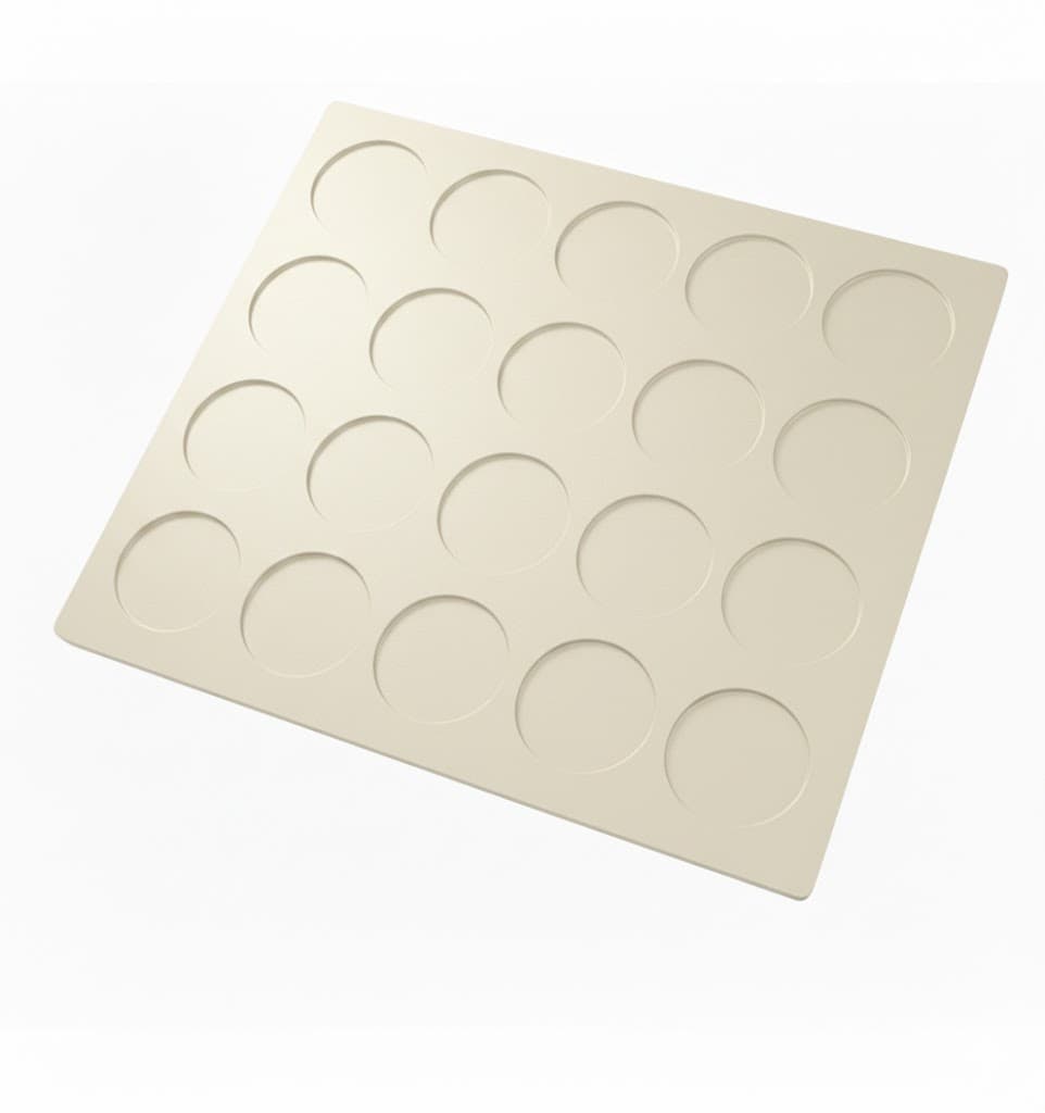 Tappo Copriforo Adesivo Ø 13 mm Avorio 500 Pezzi - 2