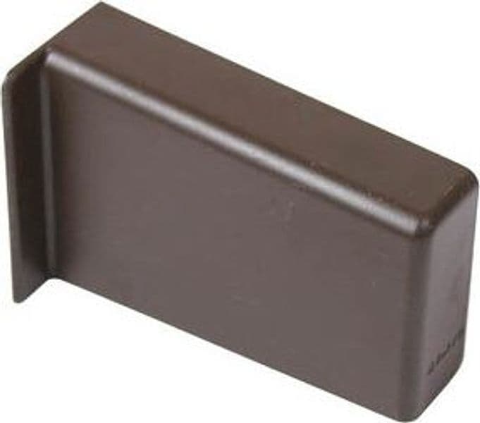 Guscio Copertura Plastica 67 x 43 mm Marrone DX 100 Pezzi - 2