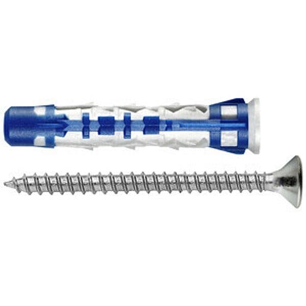 Tassello Bluefix Va 8 x 50 mm con Vite Elematic 50 Pezzi - 2