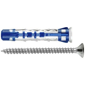 Tassello Bluefix Va 8 x 50 mm con Vite Elematic 50 Pezzi - 2