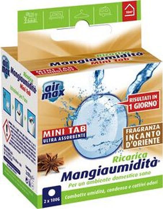 Airmax Assorbiumidita Ricarica Minitab Incanto Doriente 6 Pezzi