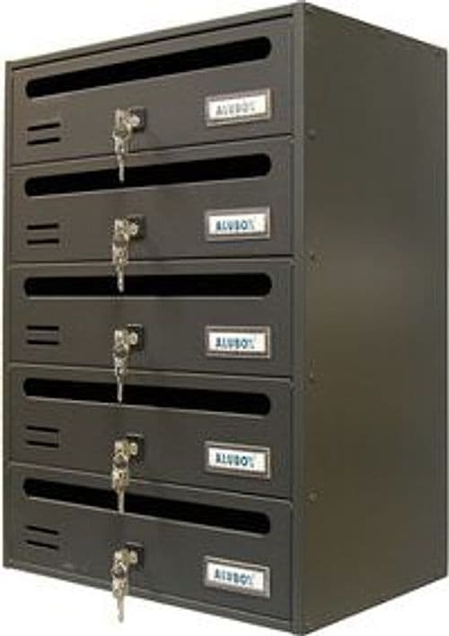 Cassetta Postale Alubox Cubo R 5 38,5 x 25 x 53 Gr Ghisa - 2