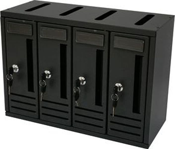 Cassetta Postale Compo 4 42 x 18 x 30 cm Antracite - 2