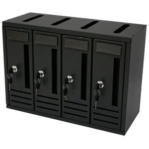 Cassetta Postale Compo 4 42 x 18 x 30 cm Antracite - 2
