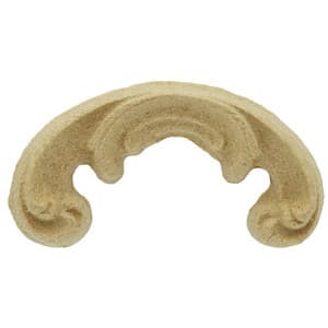 Fregio in Pasta di Legno ART.45079 MM.60 x 30 25 Pezzi - 2