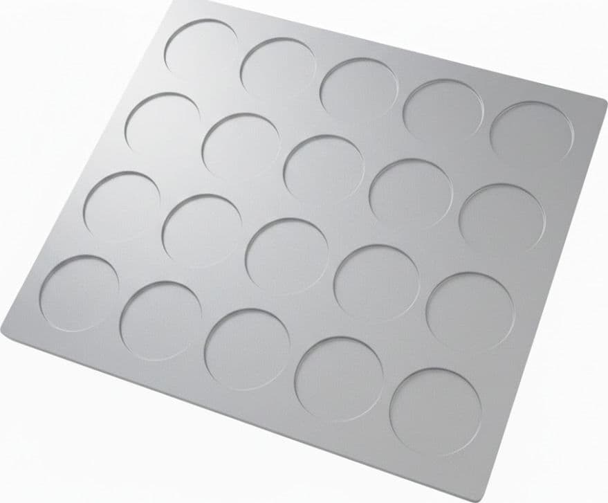 Tappo Copriforo Adesivo Ø 13 mm Grigio RAL 9006 500 Pezzi - 2