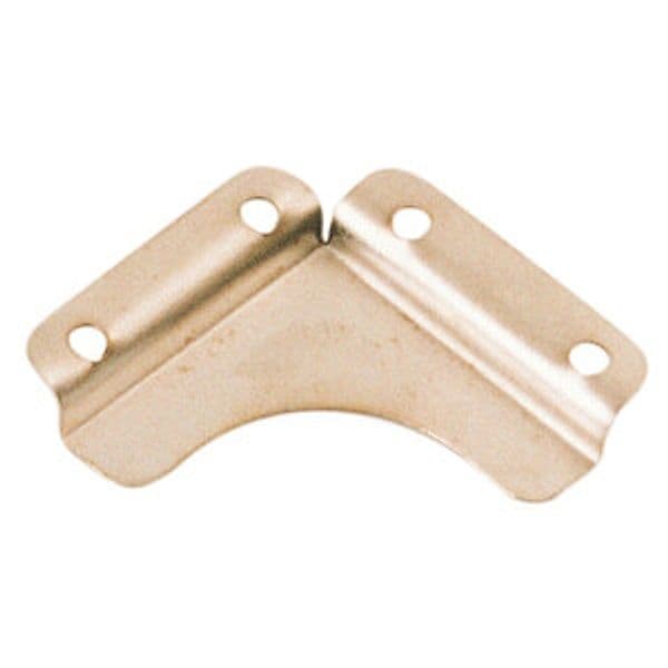Fermaspecchi Liscio Acciaio Ottonato 30 x 30 mm 100 Pezzi - 2