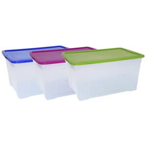 Contenitore Space Box con Coperchio 56 x 39,5XH29CM M Home 4 Pezzi - 2