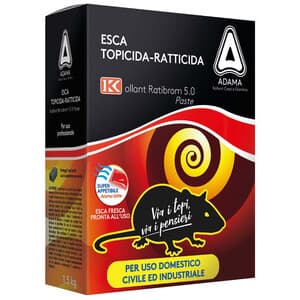Esca Topicida Ratibrom 5.0 Scat 3 Buste da 500 g - 2