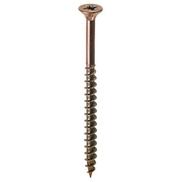 Viti per Legno T. S. P. 1/2 Fil. Bronz. 4 x 35 500 Pezzi - 2