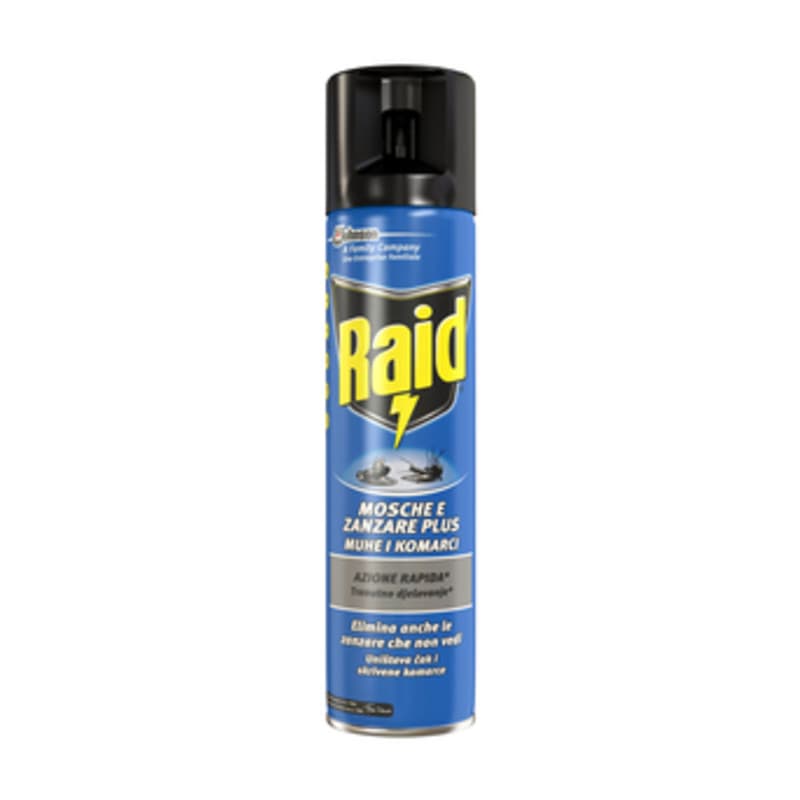 Mosche e Zanzare Raid Spray 400 ml S.c.johnson Italy 12 Pezzi - 2
