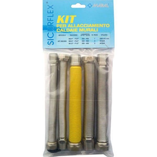 Kit Raccordo INOX Estensibile 3/4 per Caldaia Kit - 2