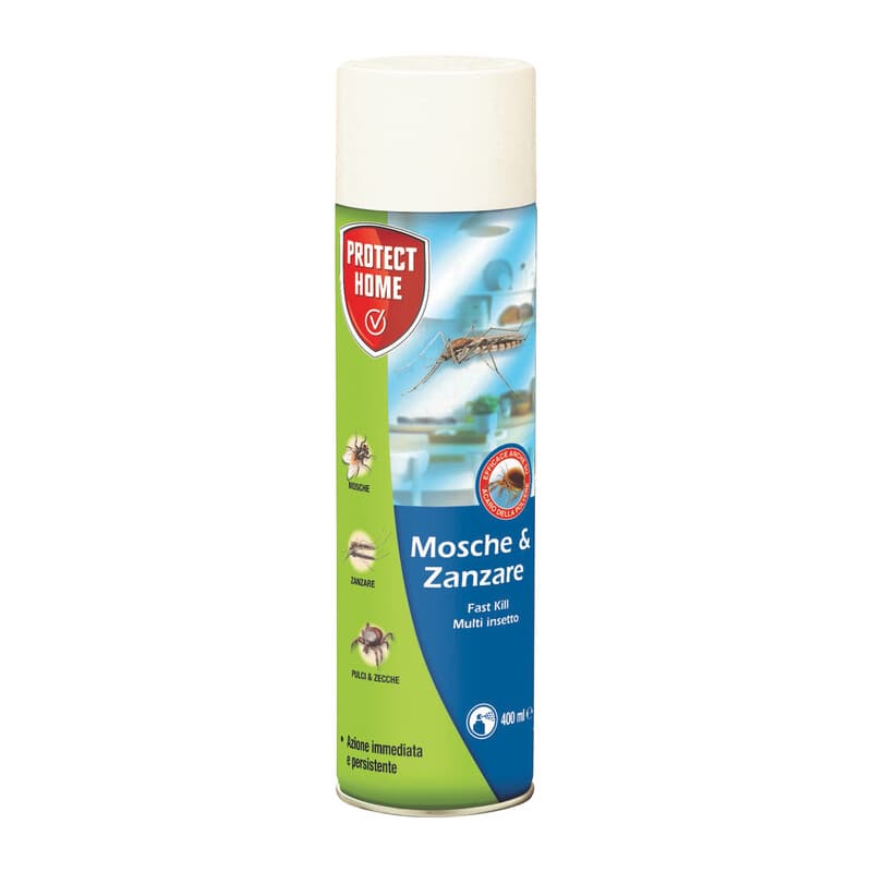 Sbm Mosche e Zanzare Fast Kill Spray 400 ml Bayer 12 Pezzi - 2