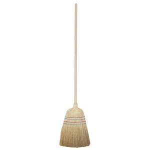 Scopa Saggina 36 cm Super con Manico 10 Pezzi - 2