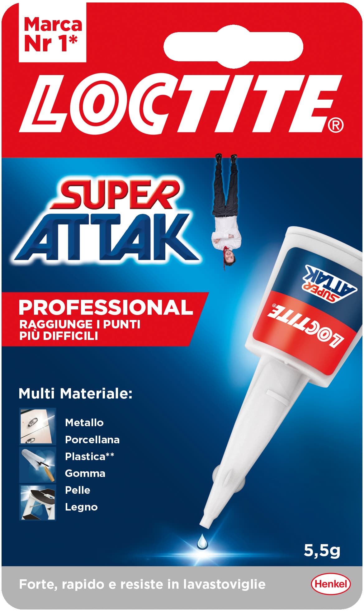 Colore La Super Attak Professional Gr. 5 5 24 Pezzi Henkel - 2