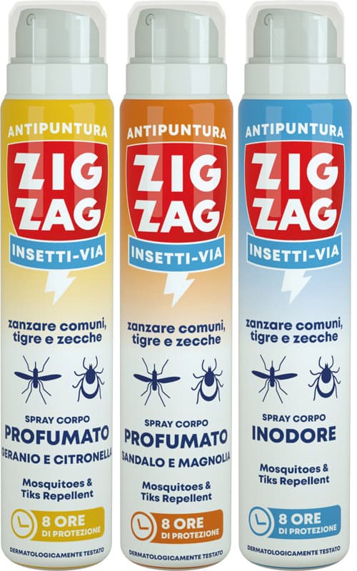 Spray Antipuntura Corpo 75 Ml. Fragranze Assortite 12 Pezzi Zig Zag - 2