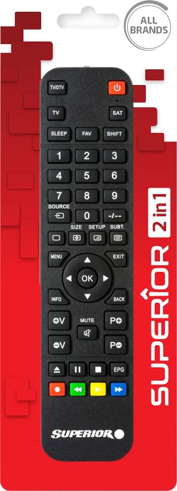 Telecomando Tv Superior Programmabile 2 in 1 - 2