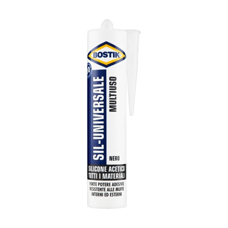 Bostik Sil Universale 280 ml Nero Cartuccia 12 Pezzi - 2