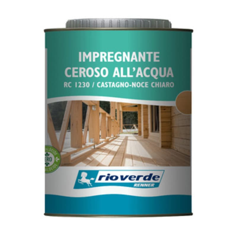 Rioverde Rc 1230 Impregnante Ceroso 0,750 Noce Ch 6 Pezzi - 2