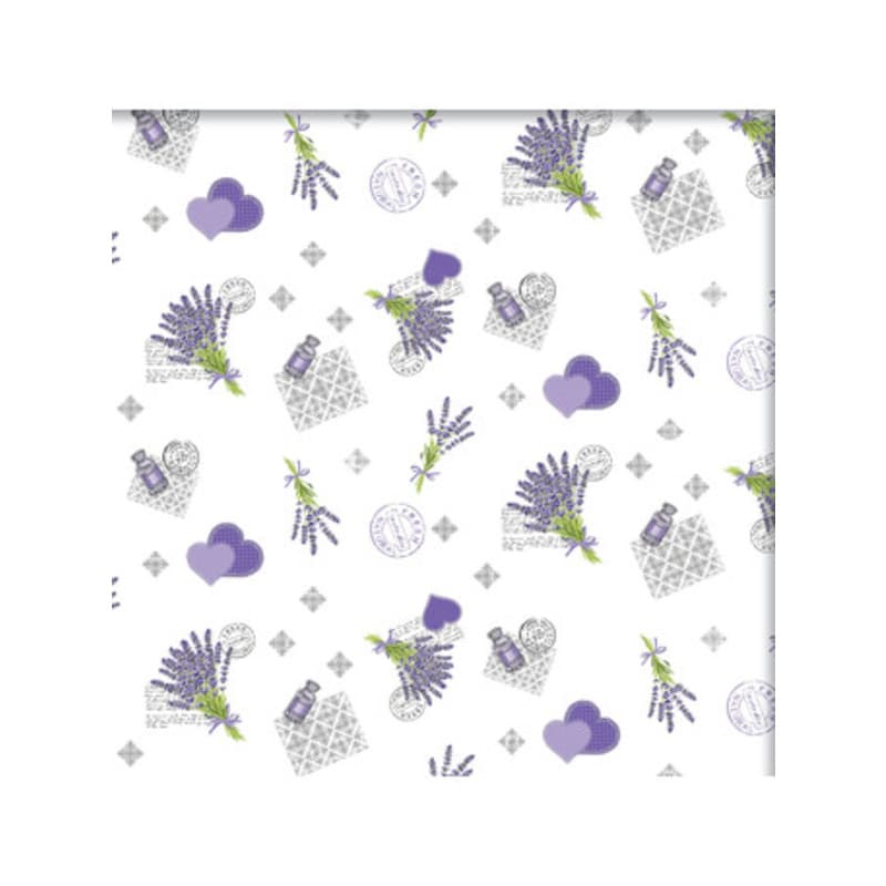 Tovagliato Fantasia Viola Futura Dis. 601.4 H 140 cm 20,0 ml - 2