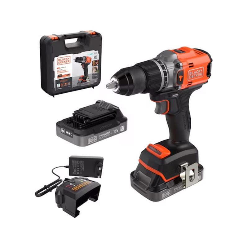 Trapano B e D 18VP Brushless BLD683D2XK 2 Bat - 2