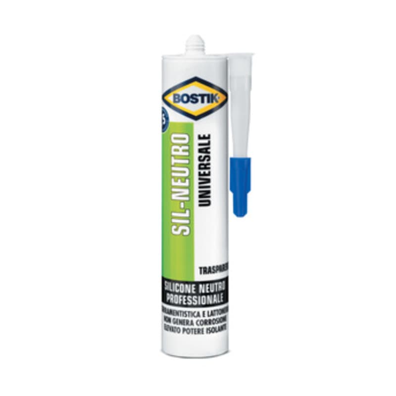 Bostik Sil Neutro Universale 300 ml Trasparente 12 Pezzi - 2
