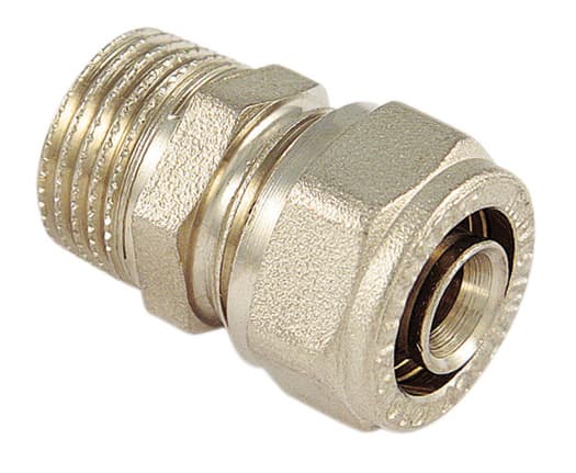 Raccordo Diritto M.20 x ½ per Multistrato Tiemme 5 Pezzi - 2