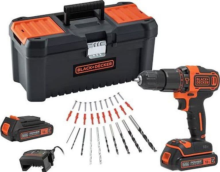 Trapano B e D 18VP 1,5AH BDCHD18C2TA – Black&Decker