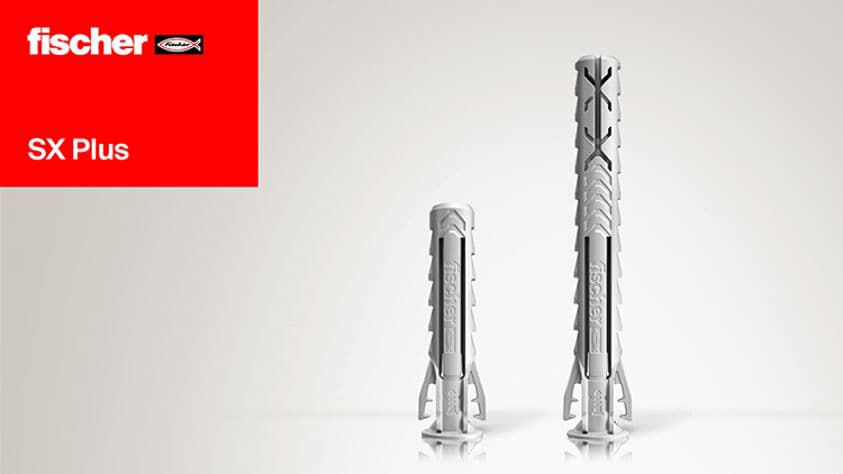 Tassello SX Plus S 8 x 40 Vite T.s.p. Pozi Fischer 50 Pezzi - 2