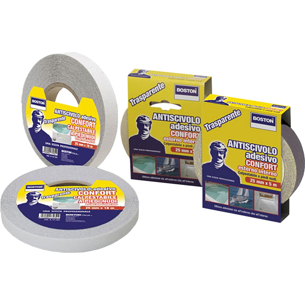 Nastro Antisdrucciolo 25MMX5M Confort Boston - 2