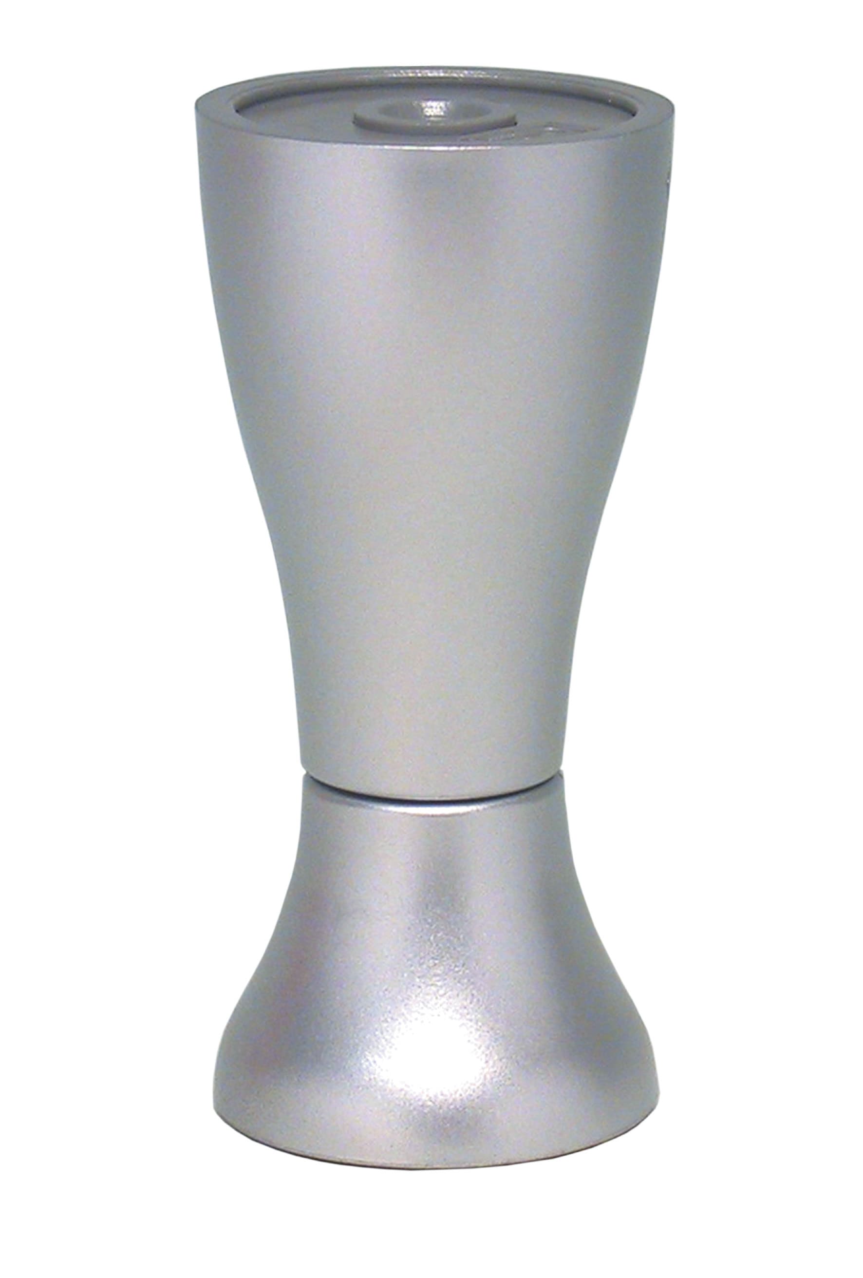 Piedino Regolabile ABS 90 mm P0225 Cromo Gs Plast 12 Pezzi - 2