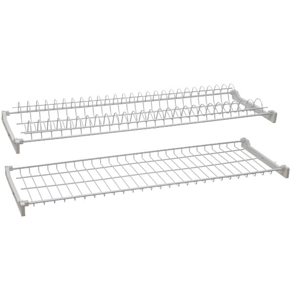 Mensola Colapiatti Acciaio Plast con Supp 76 cm 6,0 Coppie - 2