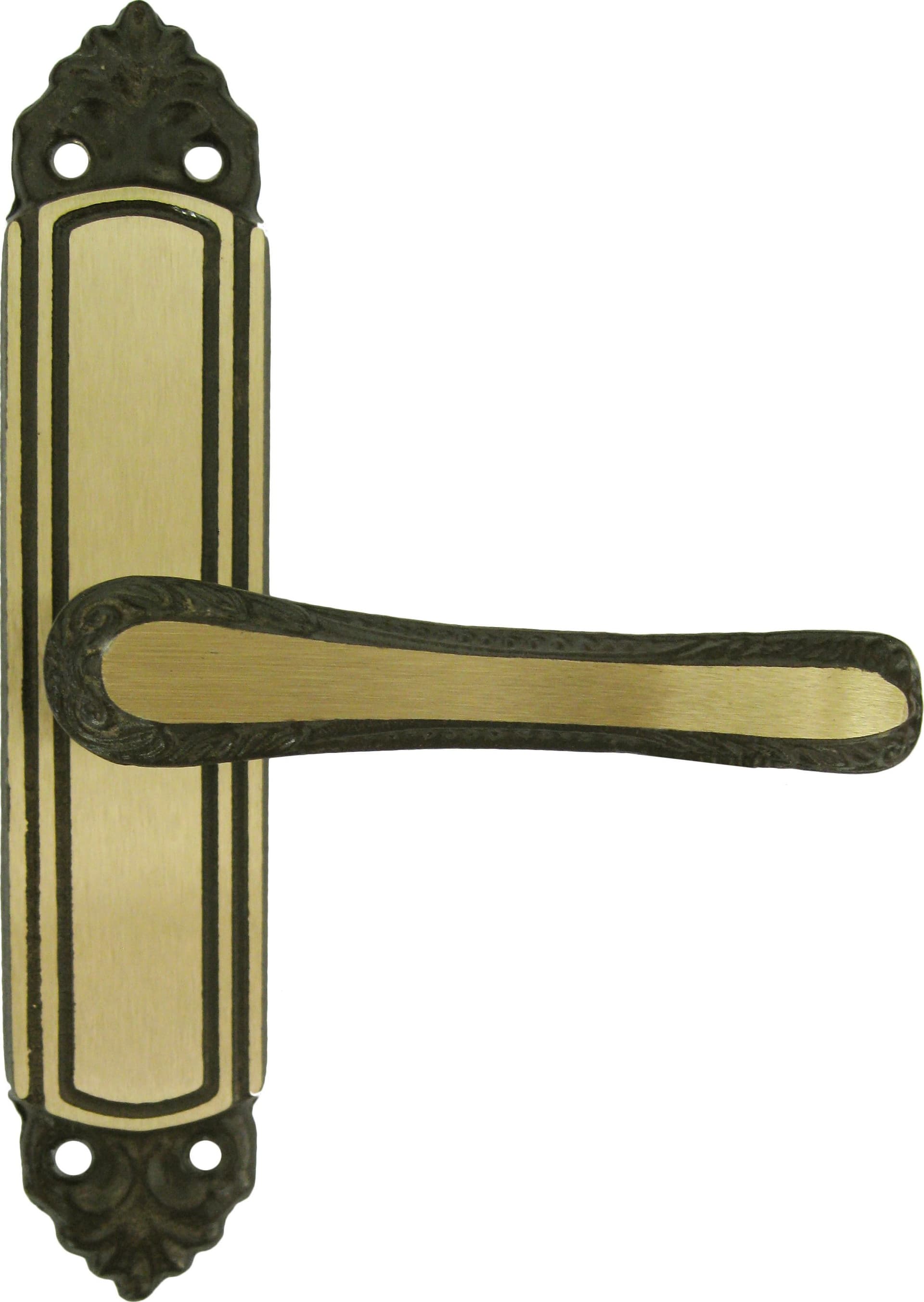Maniglia con Fori Cremonese Ottone Giglio Impugn 8 Pezzi - 2