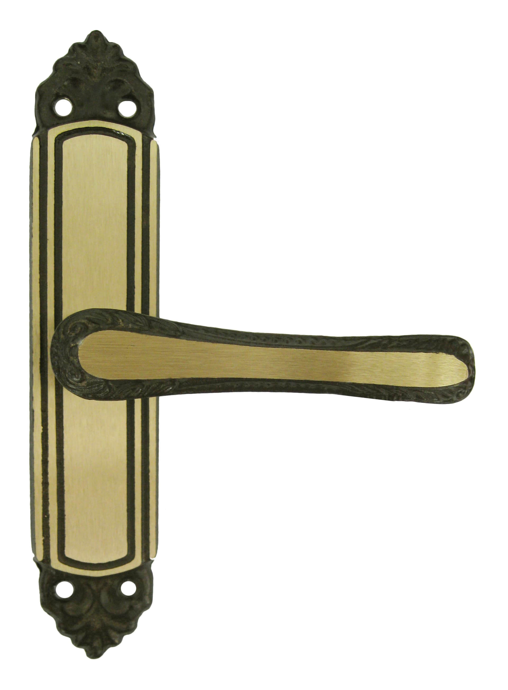 Maniglia con Fori Cremonese Ottone Giglio Impugn 8 Pezzi - 2