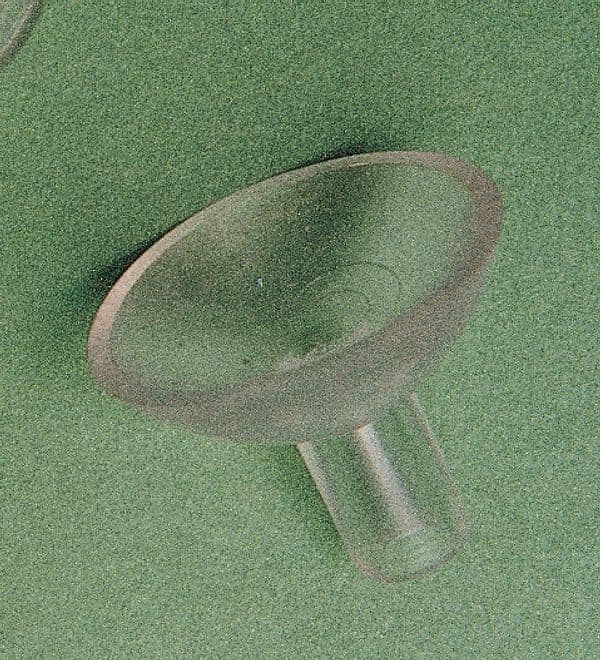Ventosa con Gambo Forato Ø 20 mm Trasparente** 200 Pezzi - 2