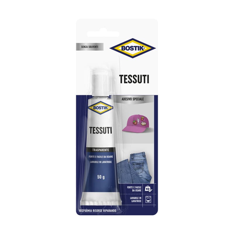 Colla per Tessuti 50 g Blister Bostik 6 Pezzi - 2