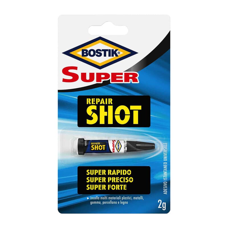 Bostik Super Repair Shot 2 g Blister 12 Pezzi - 2