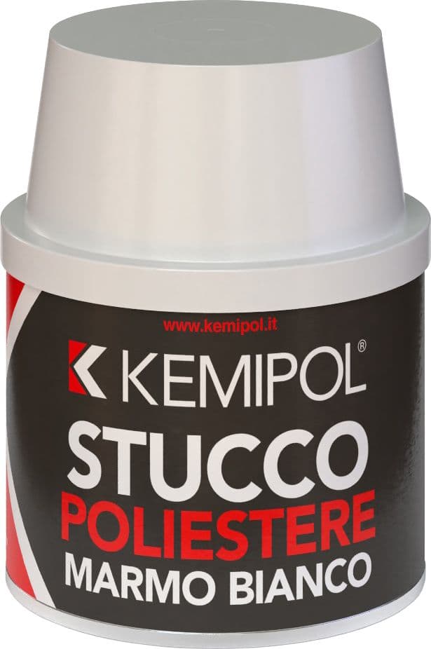 Stucco Poliestere Marmo Bianco 150 ml 12 Pezzi - 2