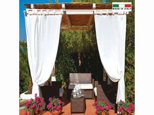 Tenda per Gazebo Idrorepellente con Bretelle 140 CMX270H. Bianca - 2