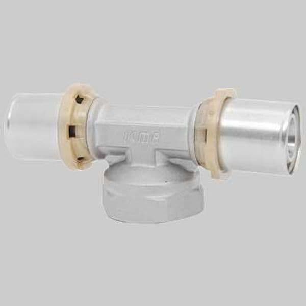 Raccordo Tee Femmina a Pressare 16 x 1/2 x 16 Icma - 2