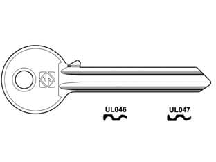 Chiavi per Cilindri Universal 7 Spine Grandi in Acc. Nich. UL047 10 Pezzi - 2