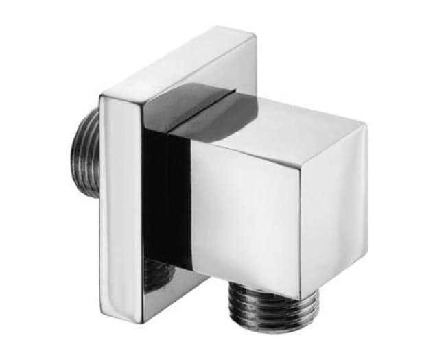 Presa Acqua a Muro Quadrata Ottone Cromato ½ Bossini - 2