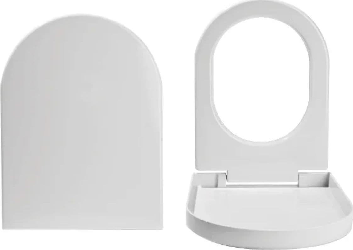 Copri Water Termoindurente Mininuvola Bianco Azzurra Sanitari in Ceramica S - 2