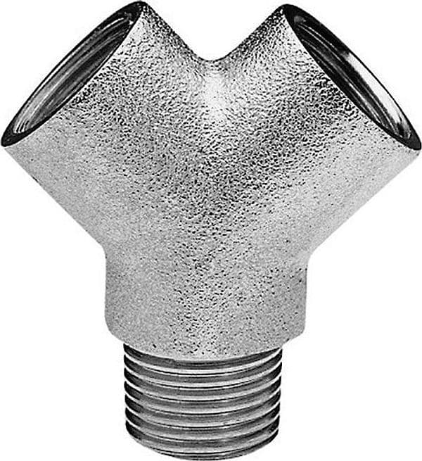 Raccordo ad Y Nichelato Maschio Doppia Femmina 1/2 Enolgas Bonomi