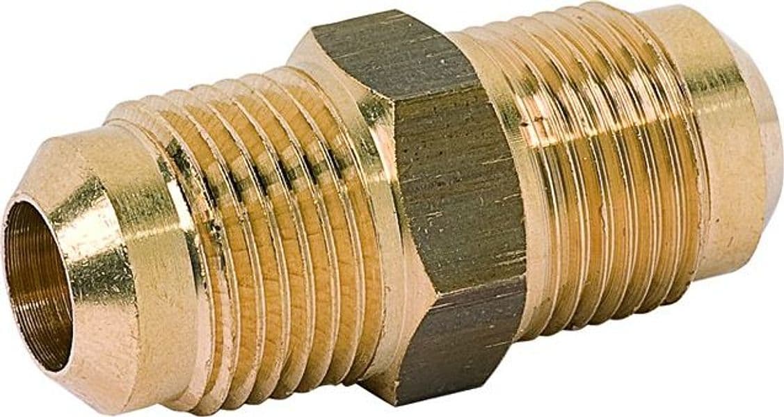 Giunto Ridotto in Ottone Doppio Maschio per Condizionamento 1/4 x - 2