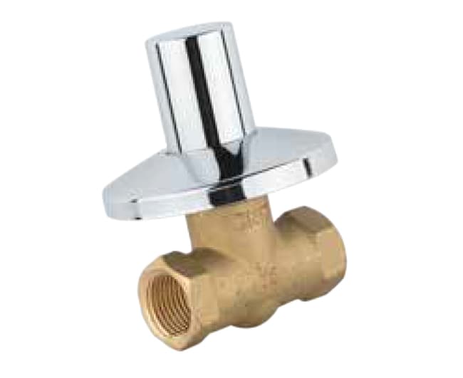 Rubinetto Arresto Incasso a Vitone in Ottone con Cappuccio ½ ZAGI - 2